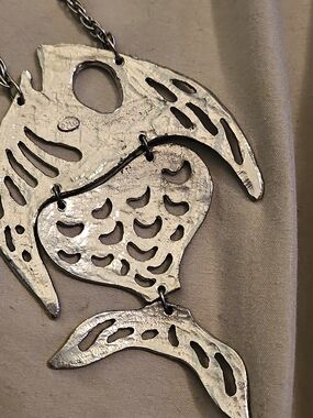 Rare Vintage Louis Giusti Fish Skeleton 1960s